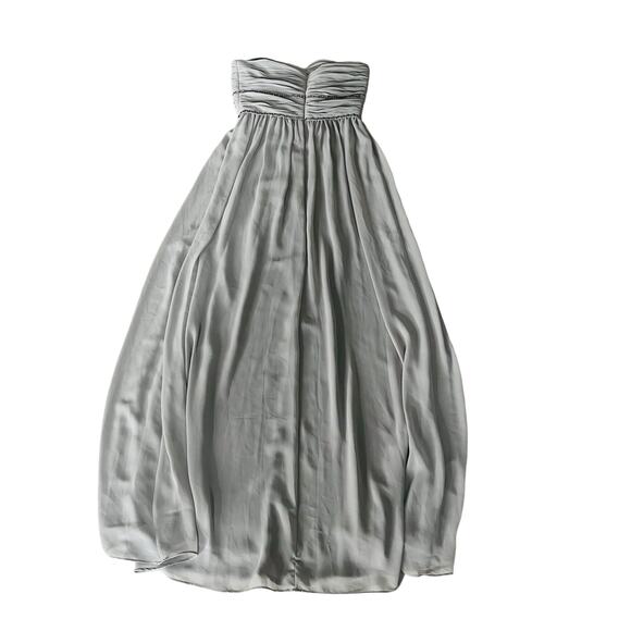 Pearl Georgina Chapman Slate Studded Strapless Maxi Dress Size 4 - Picture 3 of 7